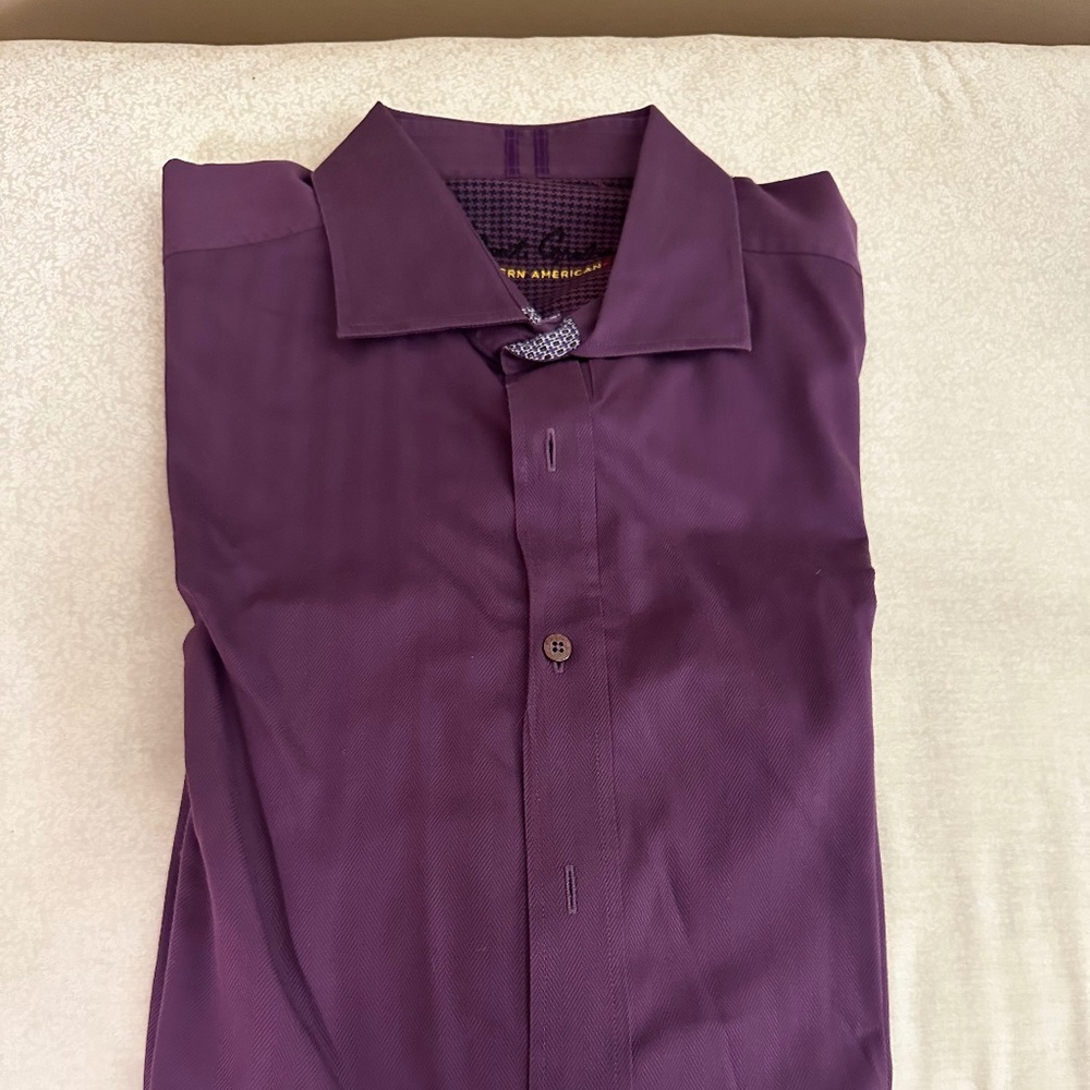 Robert Graham Modern Americana Plum L/S Tailor Fit 2XL
